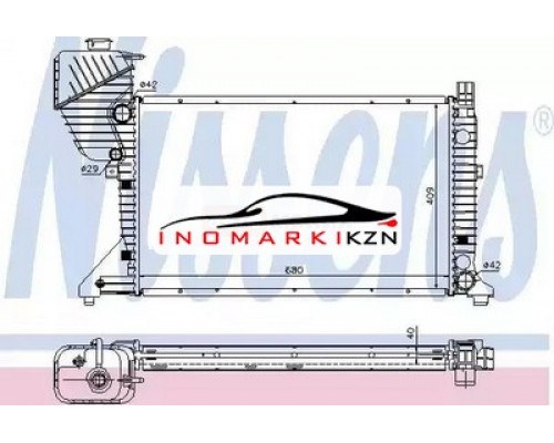 Заказать Радиатор двигателя NISSENS 62519A на MERCEDES SPRINTER 901/902 в Казани