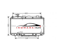 Радиатор TOYOTA RAV 4 II 2.0 01-04 на TOYOTA RAV 4 CA20