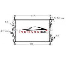 Радиатор FORD MONDEO 2.0TD 02-