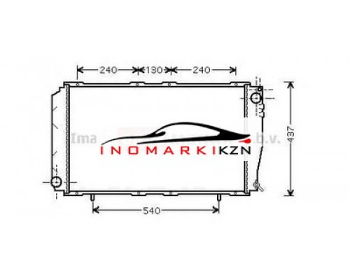 Купить Радиатор SUBARU LEGACY I 2.0 90-93 в Казани
