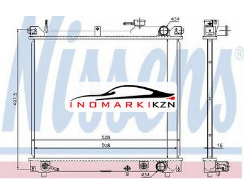 Купить Радиатор SUZUKI GRAND VITARA 1.6 A T 98-03 в Казани