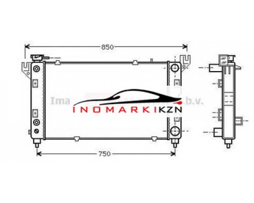 Купить Радиатор CHRYSLER VOYAGER 2.0-3.3 95-02 на CHRYSLER VOYAGER GS в Казани