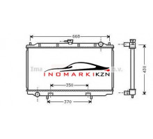 Радиатор NISSAN PRIMERA 1.6-2.0 96-03 на NISSAN PRIMERA P11