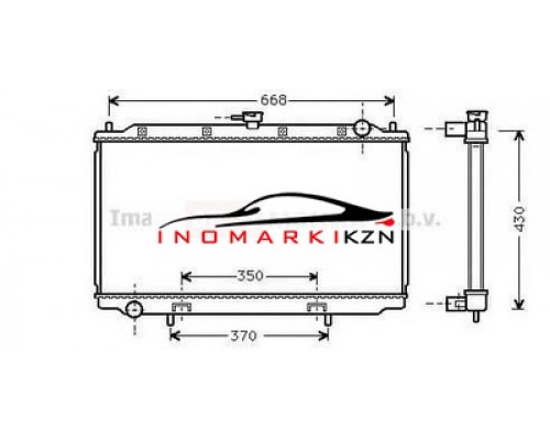 Заказать Радиатор NISSAN PRIMERA 1.6-2.0 96-03 на NISSAN PRIMERA P11 в Казани