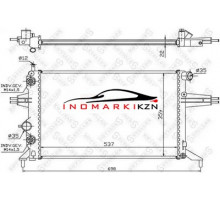 Радиатор охлаждение двигателя STELLOX 1026066SX на Opel Zafira A (1999–2003)