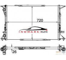 Радиатор AUDI A4 A5 Q5 1.8-2.0 2.0 3.0 TDI 07-
