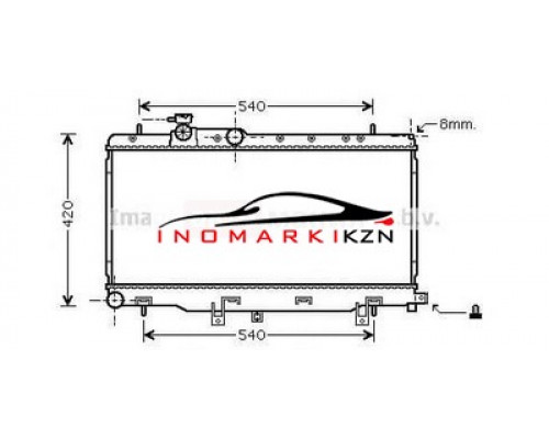 Заказать Радиатор SUBARU IMPREZA 2.0 2.5 00- в Казани