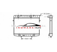 Радиатор OPEL FRONTERA A 2.2 95-99 на Opel Frontera A (1992–1998)
