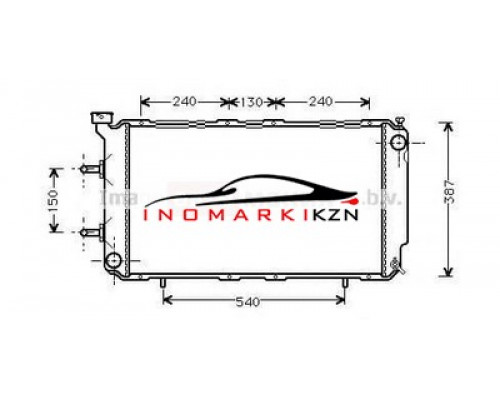 Купить Радиатор SUBARU LEGACY I 1.8-2.2 89-94 на Subaru Legacy I (1989–1994) в Казани
