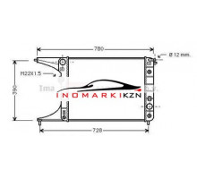 Радиатор OPEL OMEGA 2.0 A T 94-00