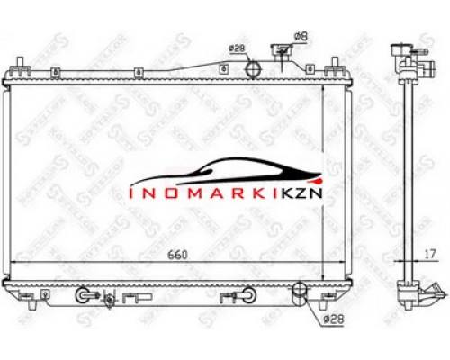 Купить Радиатор охлаждение двигателя STELLOX 1025172SX на Honda Civic VII (2000–2003) в Казани