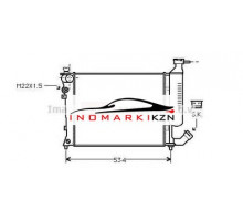 Радиатор CITROEN XSARA 1.4 1.6 93-05