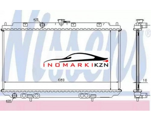 Купить Радиатор двигателя NISSENS 67344A в Казани