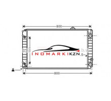Радиатор AUDI A8 2.8 4.2 94-99