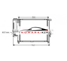 Радиатор BMW E34 Z3 2.8 97-