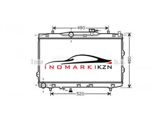 Купить Радиатор KIA CERATO SPECTRA 1.6 2.0 M T 04- в Казани