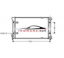 Радиатор SEAT TOLEDO 1.8 2.0 91-99 на SEAT Toledo I (1991–1999)