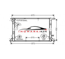 Радиатор AUDI A4 A5 A6 A7 2.7-3.0TDI 3.2FSI 07-