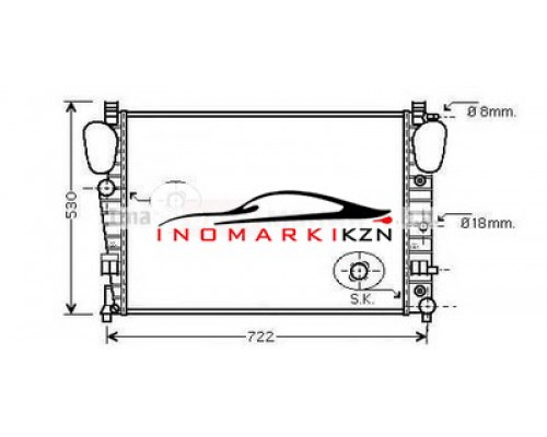 Заказать Радиатор MB W220 5.5-6.5 3.2D 4.0D 99-06 в Казани