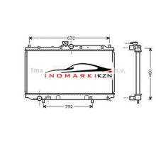 Радиатор MITSUBISHI CARISMA 1.6 1.8 1.8D 1.9TD 96-08