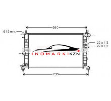 Радиатор OPEL VECTRA B 1.6-2.2 2.2DT 95-04