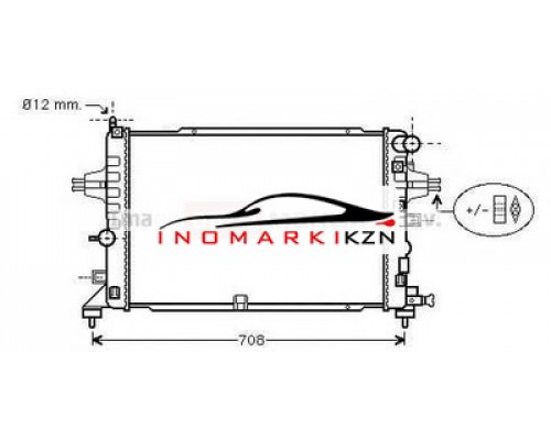 Заказать Радиатор OPEL ASTRA H 2.0 2.2 04- в Казани