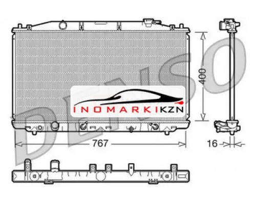 Купить Радиатор Honda Accord VIII (2007–2011) DENSO DRM40025 в Казани