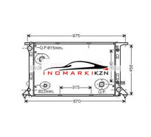 Радиатор AUDI A4 A5 Q5 3.0 3.2 2.7TD 3.0TD A T 07-