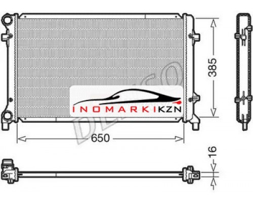 Купить Радиатор двигателя DENSO DRM02014 в Казани