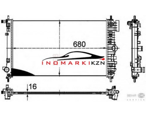 Заказать Радиатор OPEL INSIGNIA 2.0T A T 08- в Казани