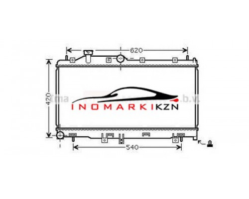 Купить Радиатор SUBARU LEGACY OUTBACK 2.0-3.0 A T 03-09 в Казани