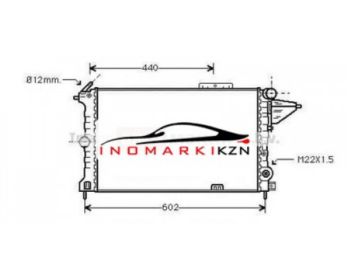 Заказать Радиатор OPEL VECTRA A 1.8 2.0 1.7D 88-96 на Opel Vectra A (1988–1995) в Казани