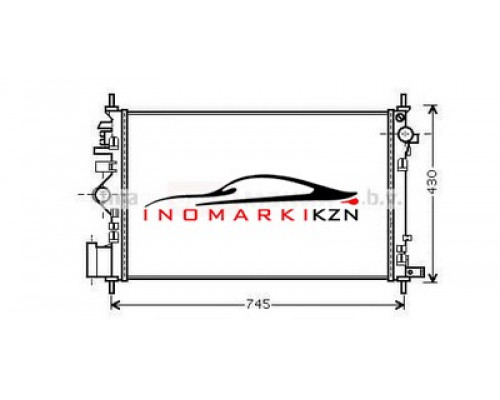 Заказать Радиатор OPEL INSIGNIA 2.8T M T 08- в Казани