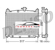 Радиатор двигателя DENSO DRM44019 на Mazda 2 II (DE) (2007–2010)
