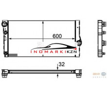 Радиатор BMW F01 F07 F10 F11 2.0D 3.0D 08-
