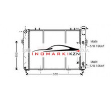 Радиатор JEEP GRAND CHEROKEE 5.2 5.9 92-00 на JEEP GRAND CHEROKEE ZJ