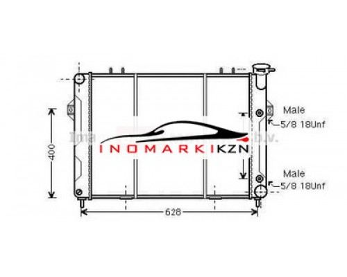 Купить Радиатор JEEP GRAND CHEROKEE 5.2 5.9 92-00 на JEEP GRAND CHEROKEE ZJ в Казани