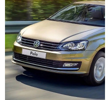 Бампер передний в цвет кузова Volkswagen Polo 5 (2014-2020) седан рестайлинг