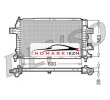 Радиатор охлаждение двигателя DENSO DRM20102