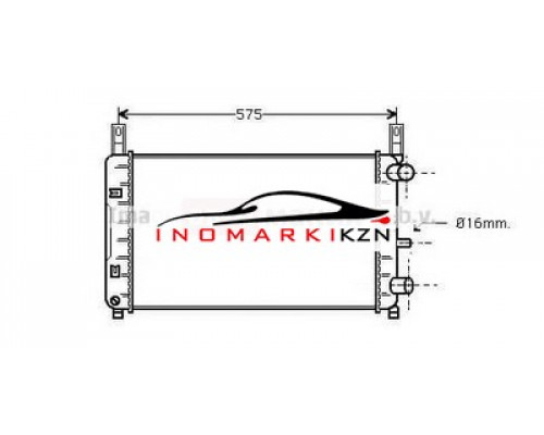 Заказать Радиатор FORD FIESTA 1.1 1.3 89-97 на FORD FIESTA 3 GFJ в Казани