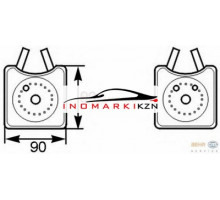 Радиатор масляный VAG A4 A6 OCTAVIA G4 BORA 1.6-2.8 -07