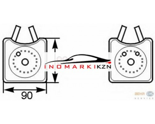 Заказать Радиатор масляный VAG A4 A6 OCTAVIA G4 BORA 1.6-2.8 -07 в Казани