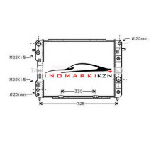 Радиатор OPEL OMEGA B 2.5TD 94-04 на OPEL OMEGA B