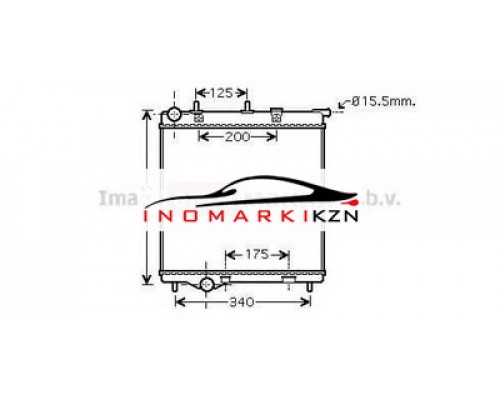 Заказать Радиатор CITROEN C3 PEUGEOT 207 208 1.0-1.6 1.4D 1.6D 06- в Казани