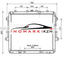 Радиатор TOYOTA LAND CRUISER 150 4.0 09-