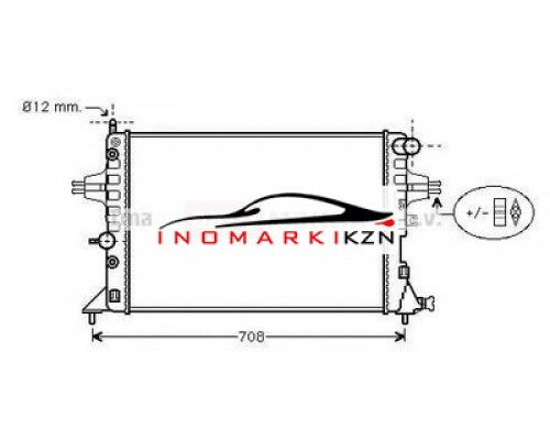 Купить Радиатор OPEL ASTRA G 1.4-2.2 A T 98-06 на OPEL ZAFIRA A в Казани