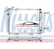 Радиатор MB W124 4.0-6.0 91-96