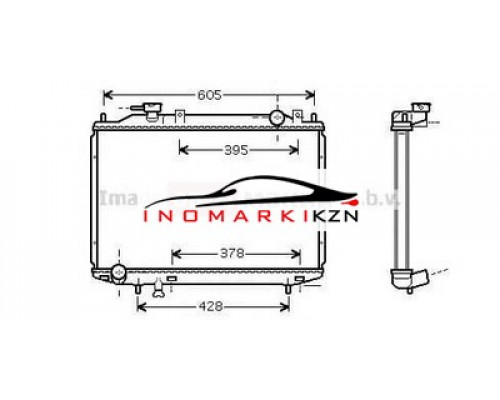 Заказать Радиатор FORD RANGER 2.5D-3.0TD 99-06 MAZDA B2500 2.5D 99-06 на Ford Ranger I (1998–2006) в Казани