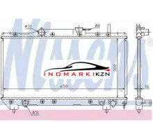 Радиатор двигателя NISSENS 64838A на Toyota Carina E (1992–1998)