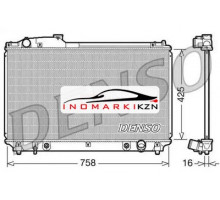 Радиатор охлаждение двигателя DENSO DRM51003 на Lexus LS III (2000–2003)